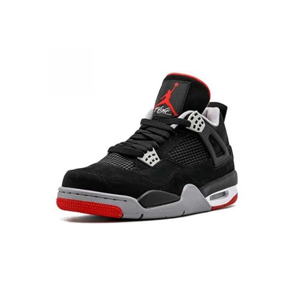 Alternative view of AIR JORDAN 4 RETRO "BRED"