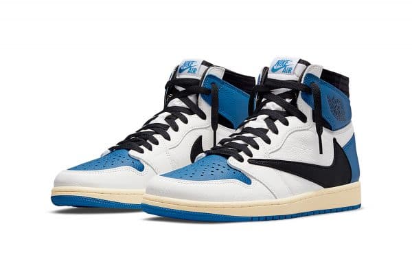 Alternative view of AIR JORDAN 1 HIGH OG SP FRAGMENT DESIGN X TRAVIS SCOTT
