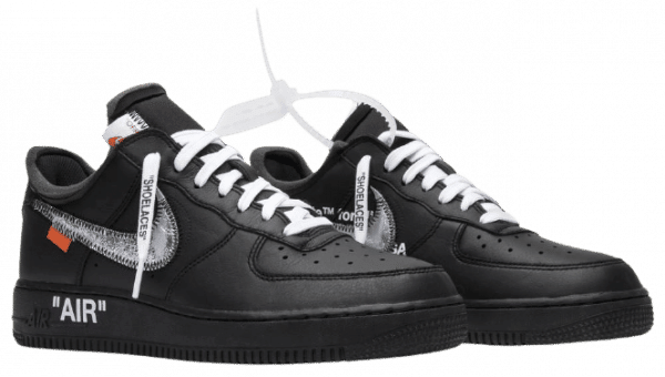 Alternative view of AF 1 Low x OW 'MoMA' Black