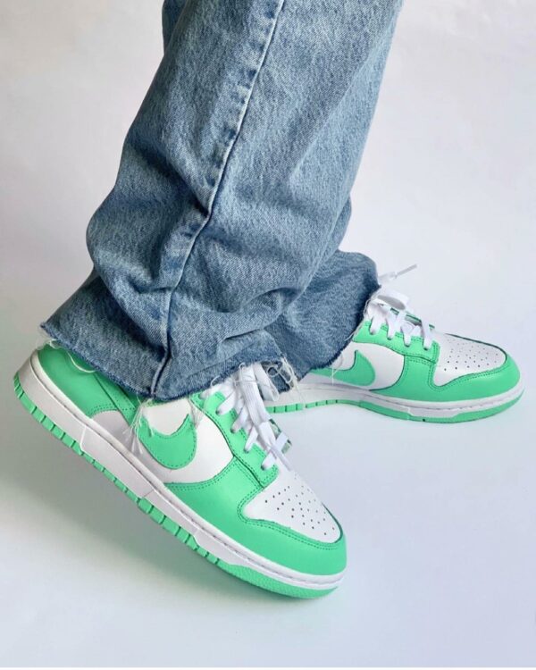 Alternative view of Nike Dunk Low Green Glow (W)