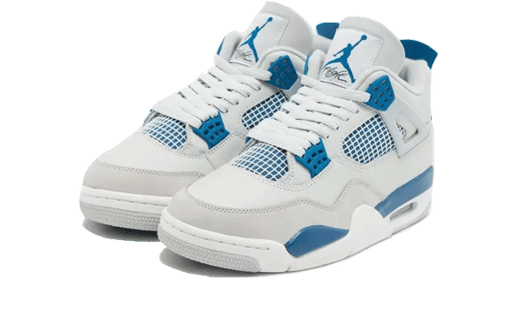 Alternative view of Air Jordan 4 Retro Military Blue (2024)