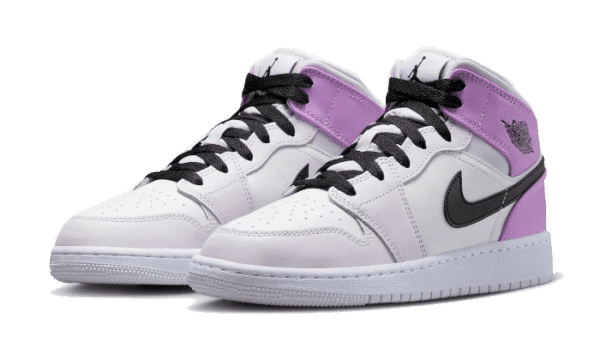 Alternative view of Zapatillas Jordan 1 Mid Barely Grape