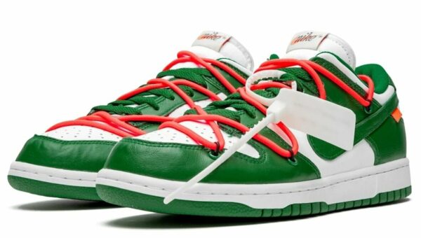 Alternative view of SB Dunk Low x Off-White "Pine Green"