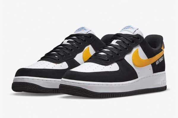 Alternative view of Nike Air Force 1 ’07 LV8 ‘Athletic Club – Black University Gold’