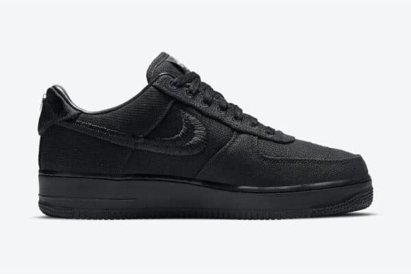Alternative view of Stussy x Nike Air Force 1 Low ‘Triple Black’