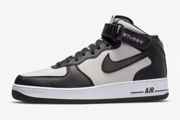 Stussy x Nike Air Force 1 Mid ‘Black White’