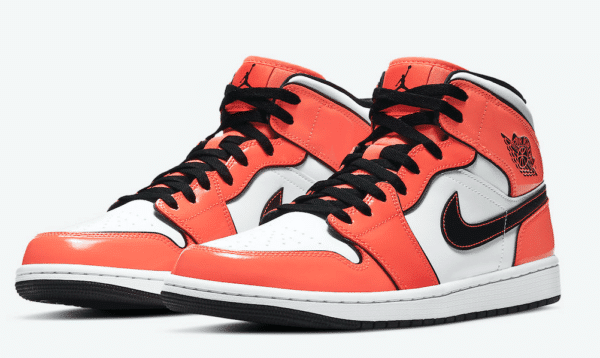 Alternative view of Air Jordan 1 Mid “Turf Orange”