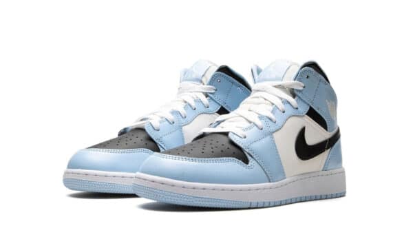 Alternative view of Air Jordan 1 Mid Ice Blue