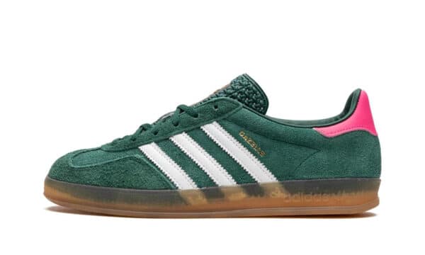 ADIDAS GAZELLE INDOOR COLLEGIATE GREEN LUCID PINK (W)