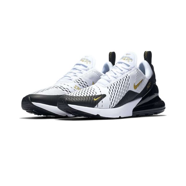 Alternative view of Air Max 270 WHITE BLACK METALLIC GOLD