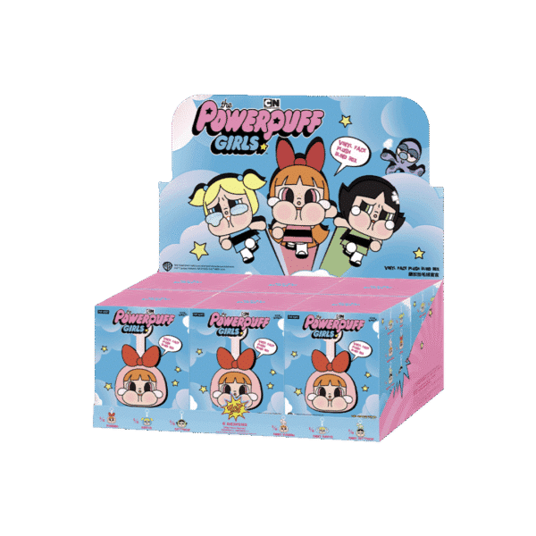 Pop Mart CryBaby x Powerpuff Girls Series Vinyl Face Plush Sealed Case