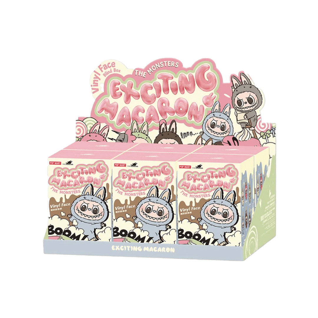 Pop Mart Labubu The Monsters Tasty Macarons Vinyl Face Blind Box