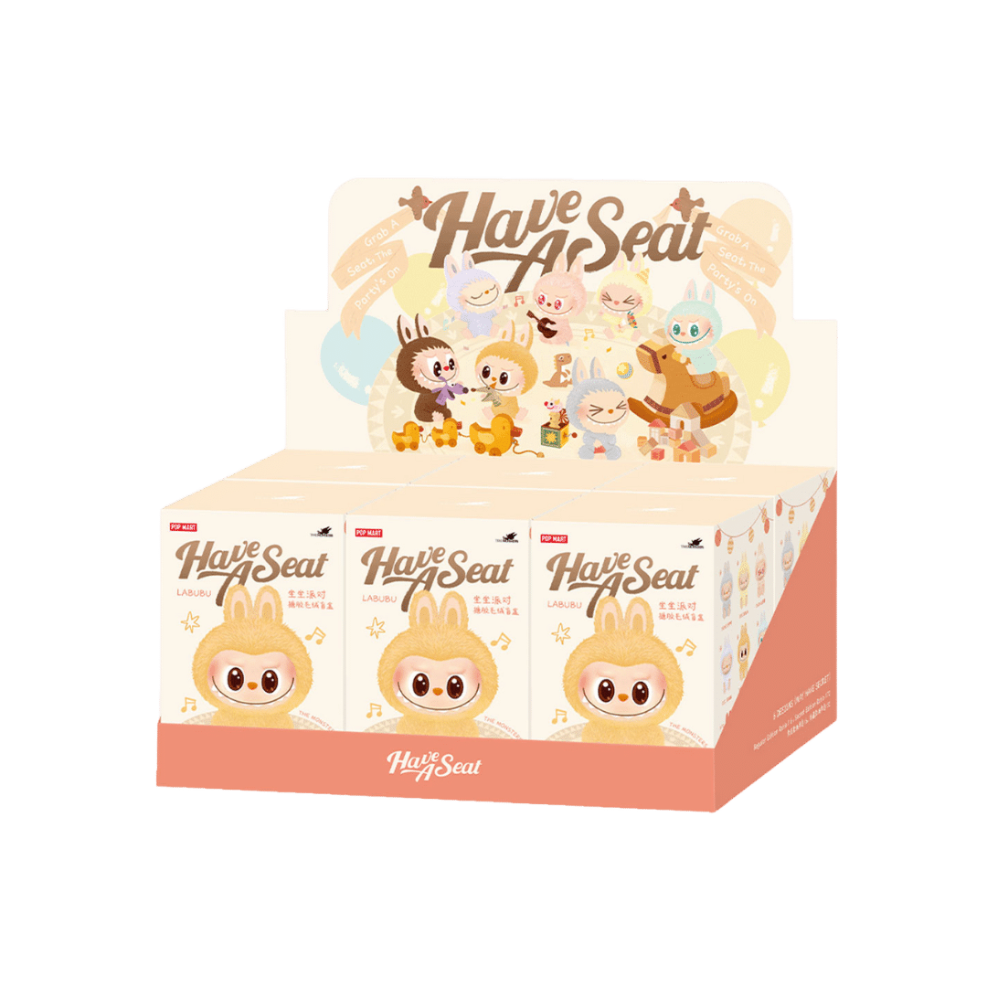 Pop Mart THE MONSTERS Labubu - Have a Seat Vinyl Plush Blind Box