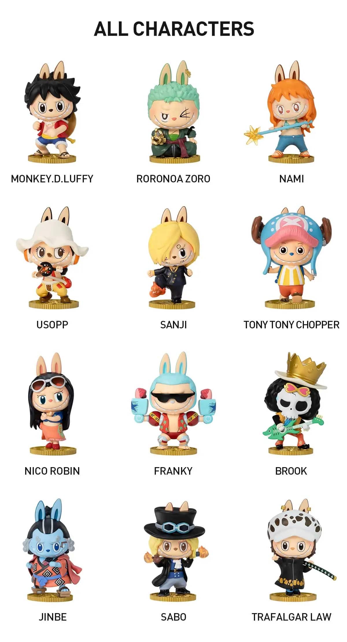 Pop Mart Labubu The Monsters x One Piece Series Single Blind Box - Imagen 3