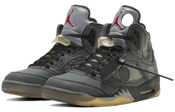 Alternative view of Air Jordan 5 x Off-White Retro SP 'Muslin'