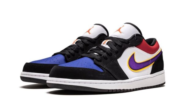 Alternative view of Jordan 1 Low Lakers Top 3